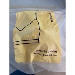 Truekind Supportive Comfort Wireless Shaping Bra XL Chai NEW